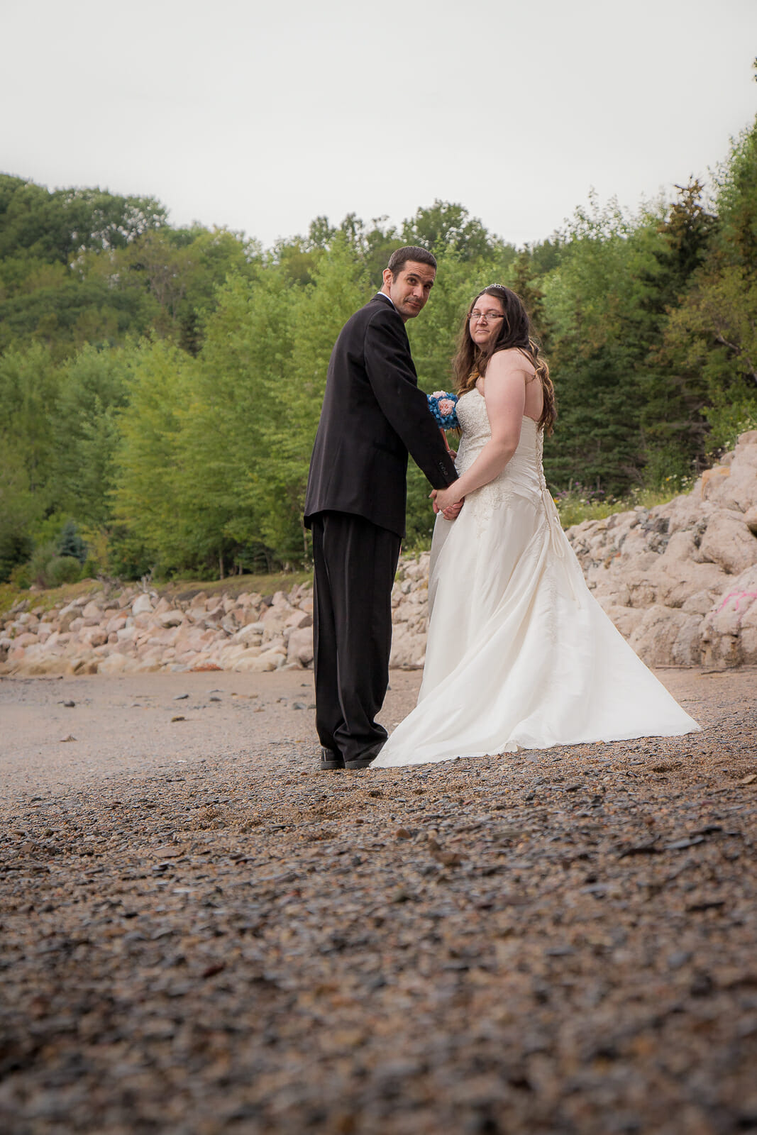 A photo from the Frail Wedding, shot in Deep Brook, Nova Scotia on a beautiful sunny day