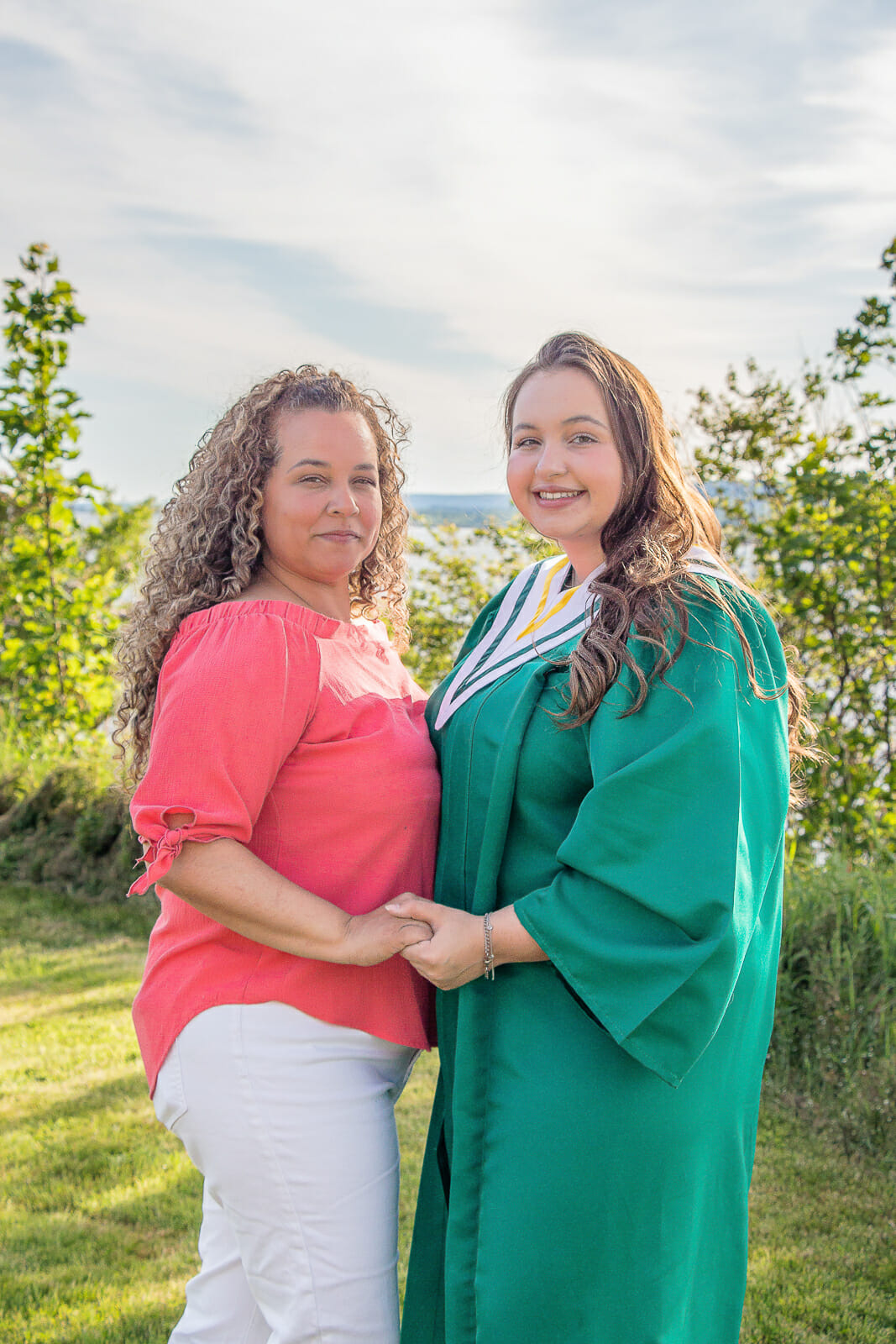 A photo from the Patterson Graduation Photoshoot, shot in Annapolis Royal, Nova Scotia at the Fort Anne on a beautiful sunny day